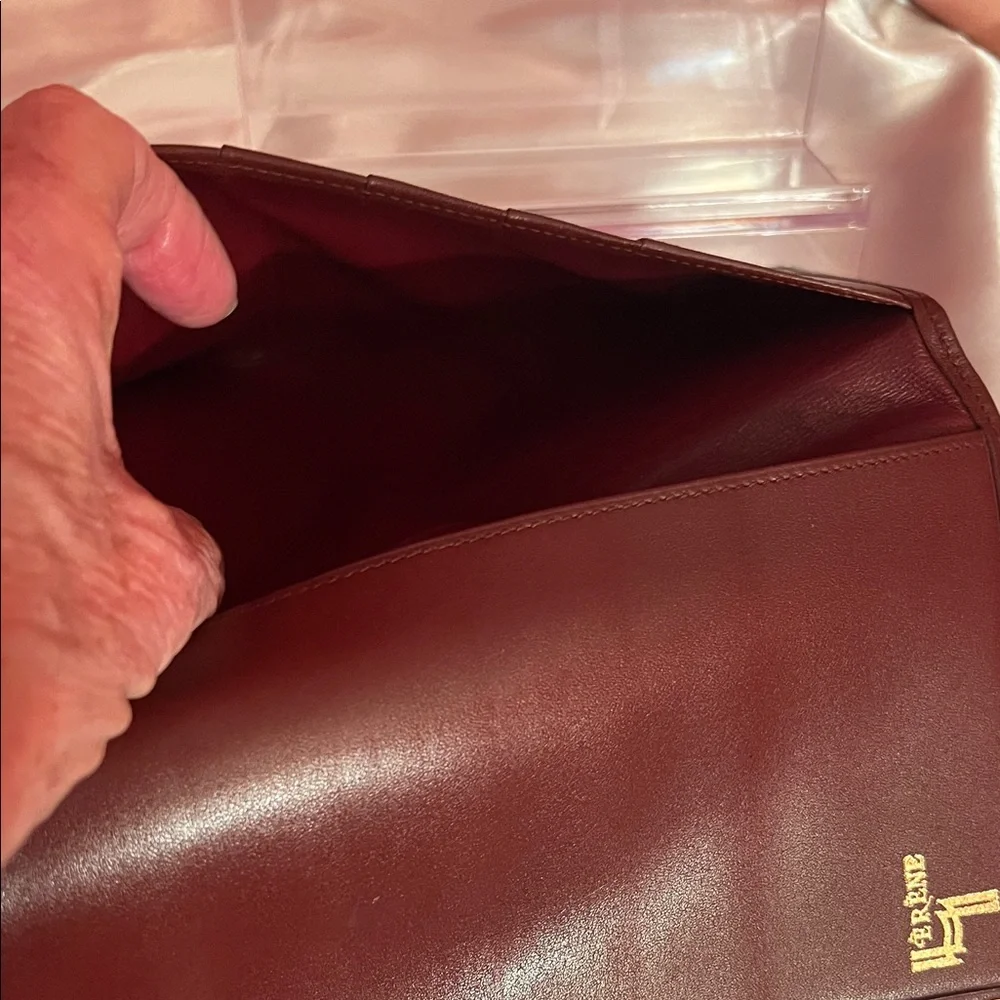 Cartier Deep Red Leather Card Holder - Picture 8 of 12